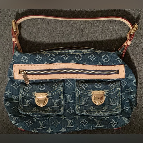 Louis Vuitton BRAND NEW Vintage Monogram Denim Baggy PM Circa 2005 - Picture 6 of 13